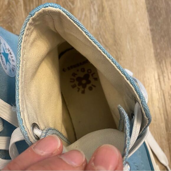 Converse x Golf Le Fleur Chuck 70 High Top Gulf Stream blue retro Women 7.5 EUC - Picture 7 of 15